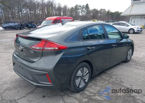 2020 Hyundai Ioniq Hybrid Blue из США, поврежденный, VIN KMHC65LC0LU220195